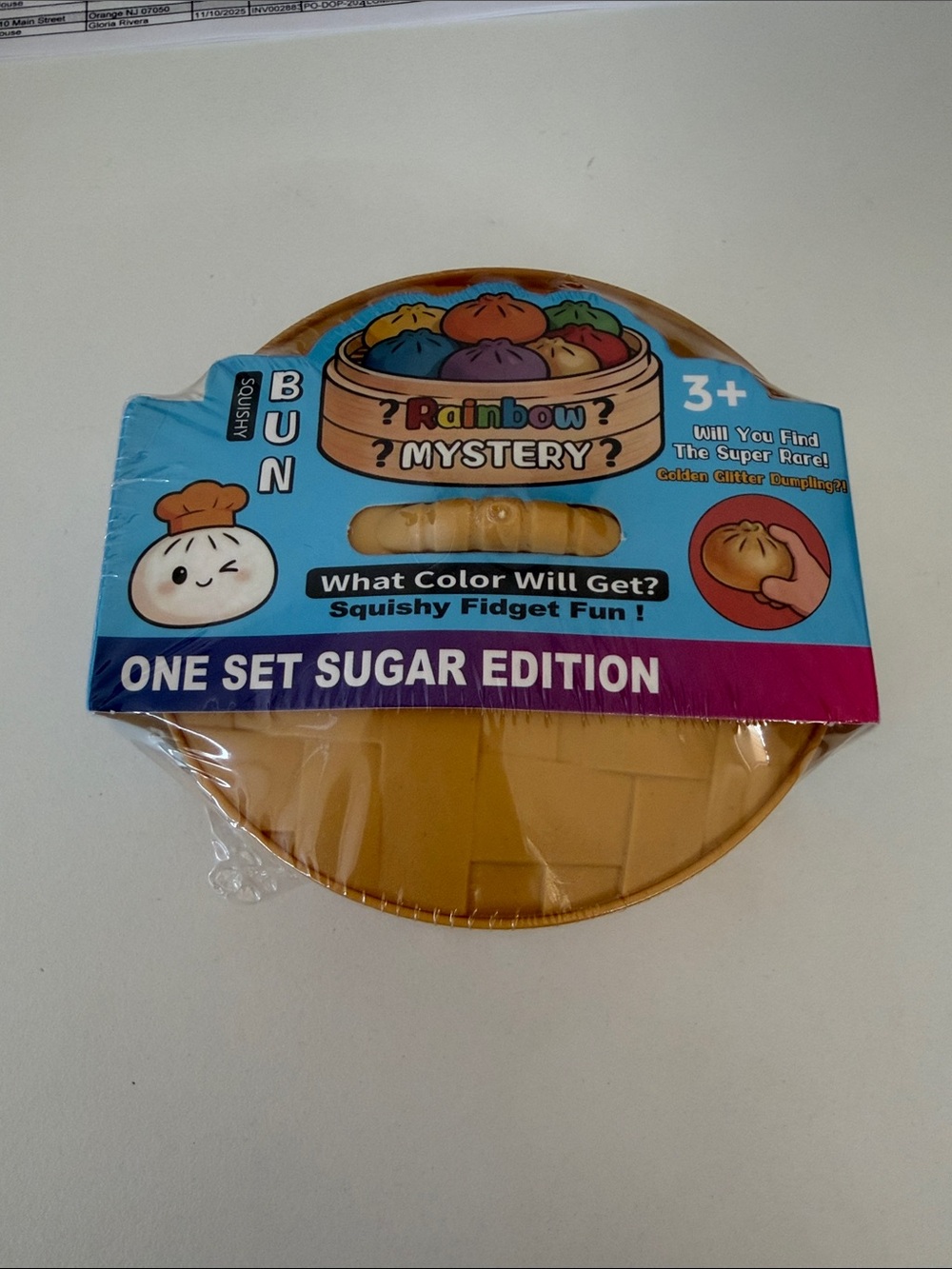 Rainbow Mystery Squishy Fidget - One Set Sugar Edition (Yellow)